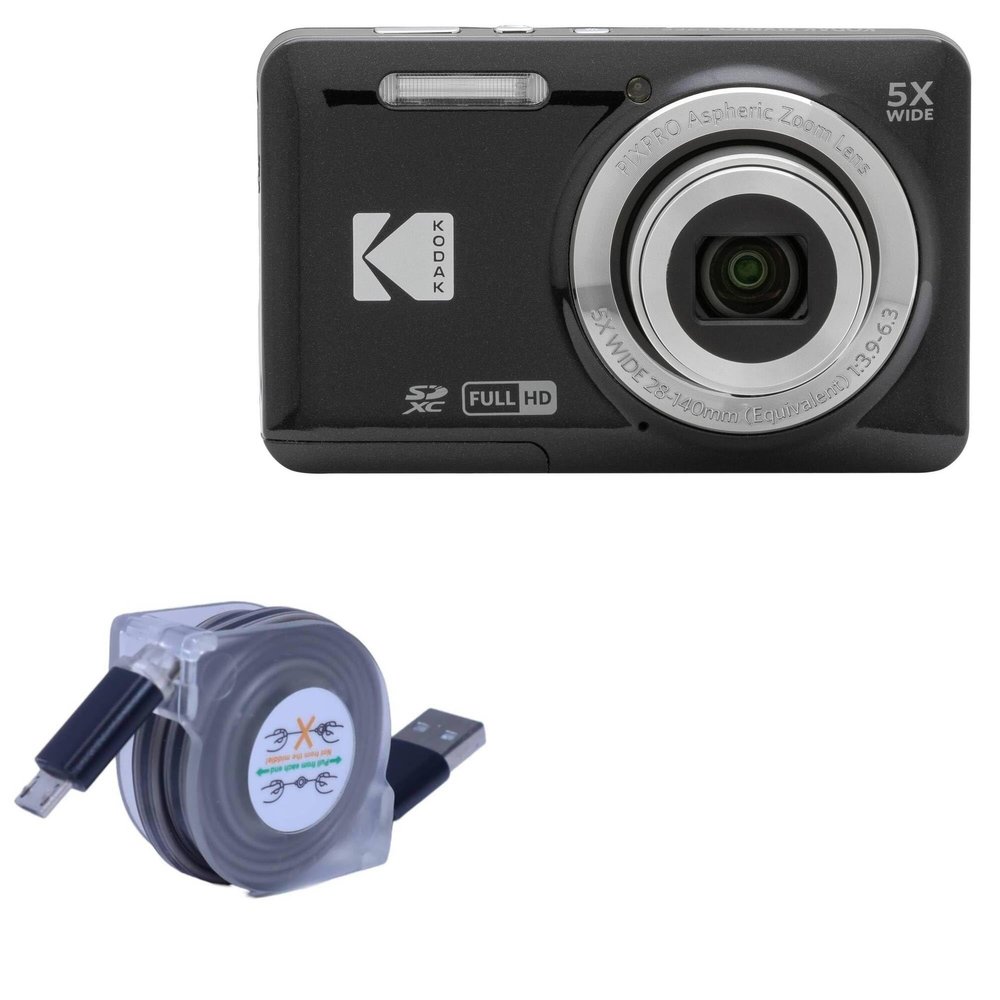 BoxWave Cable Compatible with Kodak PIXPRO FZ55 - miniSync, Retractable, Portable Sync Cable