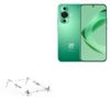BoxWave Stand and Mount Compatible with Huawei nova 11 - Pocket Aluminum Stand 3-in-1, Portable Multi Angle Viewing Riser - Metallic Silver view 1