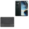 BoxWave Keyboard Compatible with OnePlus Nord N30 5G - SlimKeys Bluetooth Keyboard with Trackpad, Portable Slim TouchPad - Jet Black view 1