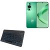 BoxWave Keyboard Compatible with Huawei nova 11 - SlimKeys Bluetooth Keyboard - with Backlight, Portable Slim LED 7 Colors - Jet Black view 1