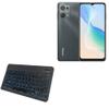 BoxWave Keyboard Compatible with Blackview Oscal C30 Pro - SlimKeys Bluetooth Keyboard - with Backlight, Portable Slim LED 7 Colors - Jet Black view 1