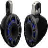 KICKER 51KMTCXL8 8" RGB LED Horn Loaded Compression Driver Marine Tower Speakers, Pair, Black view 1