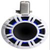 Kicker 51KMTCXL8 8" RGB LED Horn Loaded Compression Driver Marine Tower Speakers, Pair, White view 2