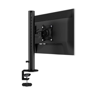 Listed TV Mount 17"-32" Aluminum Alloy Single Monitor Stand Adjustable Column Monitor Desk Mount Monitor Stand Mount with Clamp Grommet Kit, Holds Up to 17.6 Lbs Motion TV Bracket (Size : A)