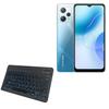 BoxWave Keyboard Compatible with Blackview A53 - SlimKeys Bluetooth Keyboard - with Backlight, Portable Slim LED 7 Colors - Jet Black view 1