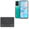 BoxWave Keyboard Compatible with Blackview Oscal C70 - SlimKeys Bluetooth Keyboard with Trackpad, Portable Slim TouchPad - Jet Black view 1