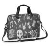bisibuy Black White Rock Music Graffiti Laptop Bag 16 Inch with Shoulder Straps & Handle Water-Resistant Durable Messenger Bag for Men Women Business Office Travel Gifts view 1