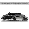 bisibuy Black White Rock Music Graffiti Laptop Bag 16 Inch with Shoulder Straps & Handle Water-Resistant Durable Messenger Bag for Men Women Business Office Travel Gifts view 4