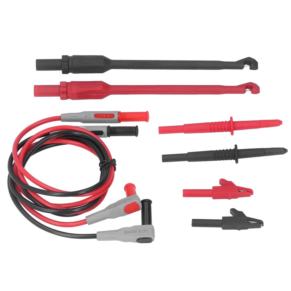 Multimeter Test Leads Kit Non Destructive Probes Set Plug Auto Kit Multimeter for Test Stick Broken Wire Puncture Stick Test Leads