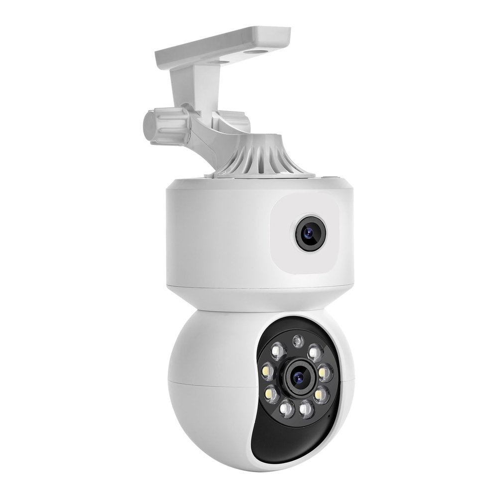 Andoer 1080P HD Wireless Security Camera WiFi Camera 3MP Pan/Tilt Camera with 360Motion Tracking IR Night Vision 2-Way Audio Wireless Baby Monitor App Control BT Connection for Android/Windows/iOS
