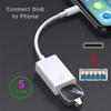 NFHK Type C USB-C to Standard Type-A USB3.0 Female Adapter Compatible with MacBook Laptop Tablet Phone view 2
