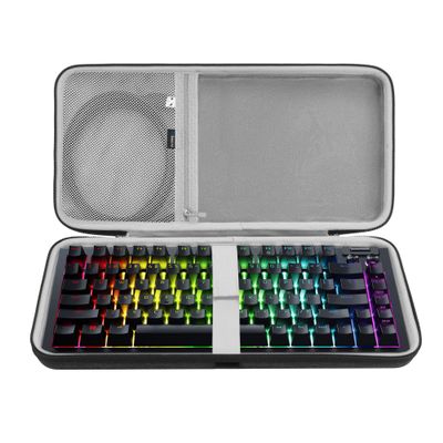 Geekria 75% 84 Key Mechanical Gaming Keyboard Case, Hard Shell Travel Carrying Bag, Compatible with Razer BlackWidow V4 / BlackWidow V4 Pro, GMMK PRO, Keychron Q1 HE (Slim)