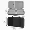 Geekria 75% 84 Key Mechanical Gaming Keyboard Case, Hard Shell Travel Carrying Bag, Compatible with Razer BlackWidow V4 / BlackWidow V4 Pro, GMMK PRO, Keychron Q1 HE (Slim) view 3