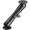 VAZESWIN Aluminum Alloy Fish Finder Mount with 1.5" Ball AMPS Hole Round Plates, 9.1" Long Arm Marine Electronic Mount Tablet Holder for Garmin, Lowrance, Humminbird, Raymarine and More view 1