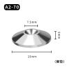 4PCS M6 M8 HiFi Audio Speaker Amplifier Spikes Pure Copper Rhodium Plated Shock Pad Speakers Repair Parts Foot Nails/Pads Stand(4PCS Foot Pads) view 2