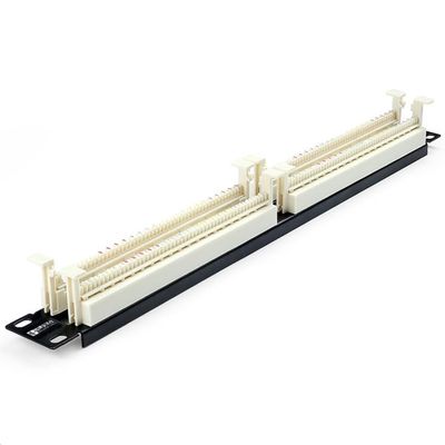 Telephone Patch Panel,Network Cabling Organizer 100 Pair 110 Voice Patch Panel Rackmount 19 Inch