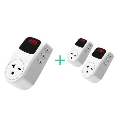 220V 3 Pack Voltage Regulator Surge Protector Bundle