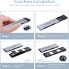 LENTION M.2 NVMe SSD Enclosure Adapter USB 3.1 10Gbps to M.2 SSD 2tb External Hard Drive, External SSD Supports NVME M-Key/(B+M), UASP for SSD Size 2280/2260/2242/2230(C9Elite, Space Gray) view 3