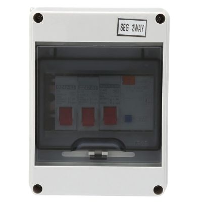 Consumer Unit, Impact Resistant Garage Consumer Unit 40A 30mA IP65 Protection Housing for Outbuildings