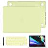 Batianda for M3 New MacBook Pro 14 inch Case M2 M1 Pro/Max Chip A2779/A2918/A2992 Model 2023 2021 Release, Frosted Rubberized Hard Shell Case with Keyboard Cover Screen Protector, Fluorescent Yellow view 1