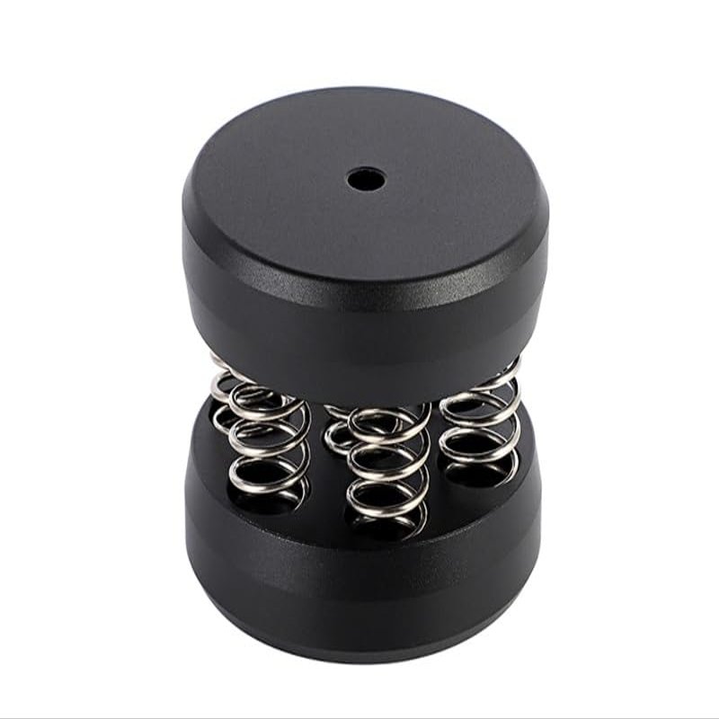 4pcs Shock Spikes Spring Damping Pad HiFi Audio Stand Feet Speaker Spike Audio CD Amplifier Foot Pad Isolation Spikes(4PCS Black)