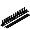 1U Cabinet 24-Port Cable Manager Cable Ring Horizontal Cable Manager Network 19-inch Patch Panel Thickened view 1