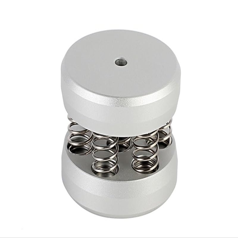 4pcs Shock Spikes Spring Damping Pad HiFi Audio Stand Feet Speaker Spike Audio CD Amplifier Foot Pad Isolation Spikes(4PCS Silver)