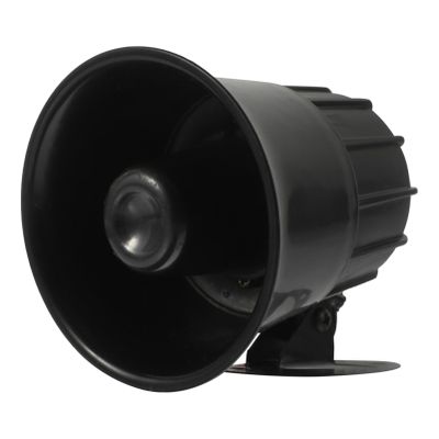 UKCOCO 12v Siren Speaker Pa Horn for Vehicle Communication System Loud Outdoor Alarm Siren for Cars Trucks and Motorcycles Reliable Single-Tone Speaker for
