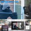 1080P Video Door Phone Apartment Doorbell Intercom System,10 Inch Wired Touch Monitor,Supporting 5 in 1 Unlcking,Motion Detecting Wireless Tuya for Home Villa,32G view 2