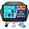 4 Core+64G Car Radio Stereo for Hyundai Tucson IX35 2010-2015,Android 13 Wireless Carplay Android Auto,10.1 Inch Touchscreen Car Radio with GPS WiFi Bluetooth FM/RDS EQ SWC Dual USB/AUX-in view 1