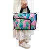 14 15 15.4 15.6 inch Laptop Handle Bag Computer Protect Case Pouch Holder Notebook Sleeve Neoprene Cover Soft Carrying Case with Extra Pockets for Dell Lenovo HP Chromebook (Colorful Cactus) view 2