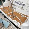Algasan Boat EVA Faux Teak Decking Floor Compatible with 2012 Sea Ray 210 SLX Swim Platform Pad Boat EVA Foam Faux Teak Deck Floor Mat view 4