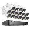 ANNKE 16CH Security Camera System, 8MP H.265+ 4K Surveillance AI DVR and 16x 3K 2960 * 1667 CCTV Camera with Smart Dual Light, Built-in Mic, AI Human/Vehicle Detection, Work with Alexa, NO Hard Drive view 1