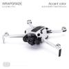 WRAPGRADE Skin Stickers Compatible with DJI Mini 4 Pro | Accent Color (Black Bumpy Camo) view 3