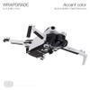 WRAPGRADE Skin Stickers Compatible with DJI Mini 4 Pro | Accent Color (Black Bumpy Camo) view 4