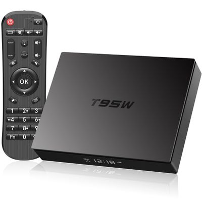 Android Box Intelligent Controller 11.0 4GB 32GB TV Box Support 4K Dual-WiFi 2.4G/5.0G Android TV Box S905W2 Chipset with HDR10 BT4.0 USB 2.0/3.0 3D Ethernet Smart Box