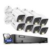 ANNKE 16CH Security Camera System, 8MP H.265+ 4K Surveillance AI DVR and 8X 3K 2960 * 1665 CCTV Camera with Smart Dual Light, Built-in Mic, AI Human/Vehicle Detection, Work with Alexa, 6TB Hard Drive view 1