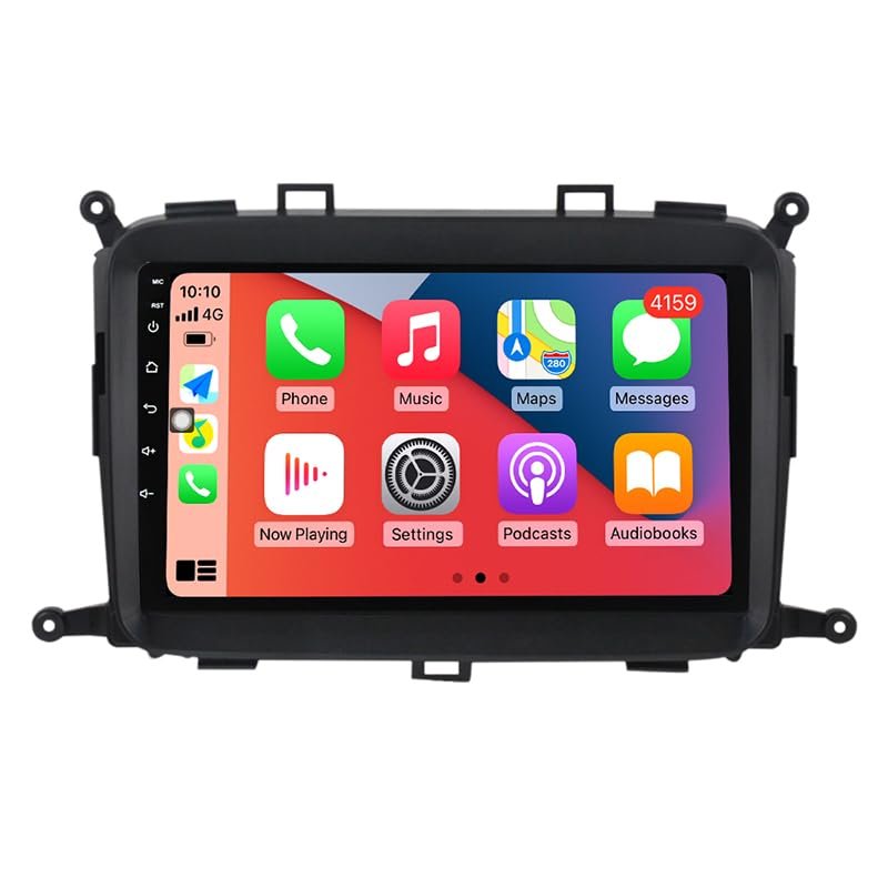 Android Car Radio Stereo for Kia Carens 2013-2018, Biorunn 9 inch Octa Core GPS Navi Wireless Wired Car-Play Android Auto Head Unit IPS Touch Screen FM AM RDS DSP,4GB RAM 64GB ROM