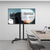 THEGA Mobile Stand - Full Motion 360 Deg Rotation Tilt TV Mount, Mobile TV Cart with Wheels for 32-75 Inch TV, Portable Height Adjustable Floor Stand, Able to Support Up to 80 Kg view 1