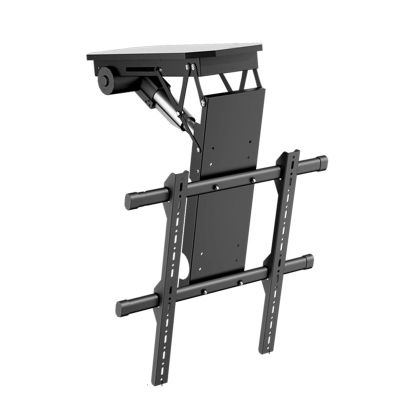 THEGA TV Ceiling Mount Bracket - Motorized Ceiling TV Mount, Motorized TV Lift for 50-90 Inch TVs, Built-in Anti-Collision Detection System, Angle Adjustment from 0 to 85 Motorized TV Stand
