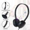 TJZXGUI Headphones Bulk 24 Pack for Classroom School,Wholesale Earphones Class Set for Students Teens, Adult Group Learning, Computer Lab, Library, Online Lesson and Testing (Black) view 2
