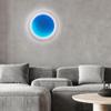 MNBVH Moon Lamp, Dimmable LED Moon Light with 7 Colour Changing,Night Mood Light with for Children's Room Bedroom Cafe Bar Dining Room(Size:Round 24") view 3