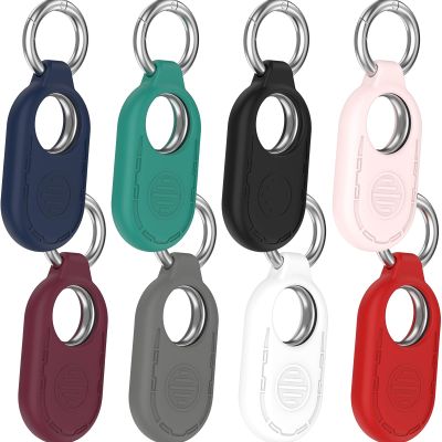 Chofit Compatible with Samsung Galaxy SmartTag2 Case Cover Protective Case Silicone SmartTag 2 Tracker Cover for Kids, Wallet, Keys, Pets Collar, Luggage, Backpacks (8PACKS)