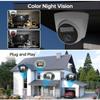 5MP Wireless WiFi Home Security Camera System with 12-inch Screen Monitoring, Full HD CCTV Surveillance Camera Kit System with 2 Way Audio, Color Night Vision, Human Detection view 4