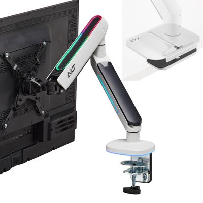 AVLT Single RGB Monitor Arm and Reinforcement Plate