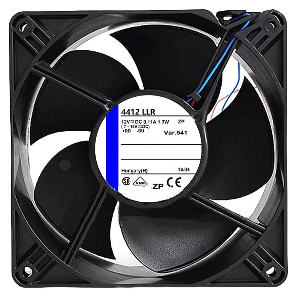 12V 4412LLR 0.11A 1.3W 12038 Cooling Fan 120X120X38MM 2-Wire