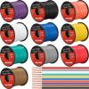 Gisafai 10 Pcs 16 Gauge Wire 100 ft Per Roll (1000 ft Total) Automotive Primary Wire Spools Copper Clad Aluminum Primary for 12v Automotive Harness Car Audio Video Wiring view 1
