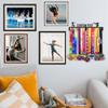 Goutoports Custom Medal Display Hanger - Upgraded 60 Medals Durable Personalized Metal Holder for Wall Mount Display Your Honour with Pride for Athlete,Sport Fan,Teens and Kid, Easy to Use view 3