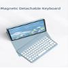 Kaidisen Keyboard Case for Galaxy Tab A7 Lite 8.7 inch with Bluetooth Mouse, Detachable Colorful Round Key Keyboard Cover, Dark Green view 2