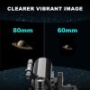 HOROX Maksutov-Cassegrain Telescopes for Adults Astronomy, 80mm Aperture 850mm Catadioptric Compound Telescope, Compact Portable Travel Telescope, w. Pro Tripod & Phone Adapter view 4
